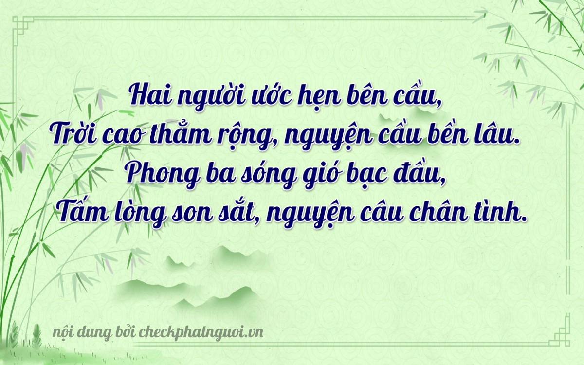 Bài thơ ý nghĩa cho <b>biển số 25AP-02847</b> tại website checkphatnguoi.vn