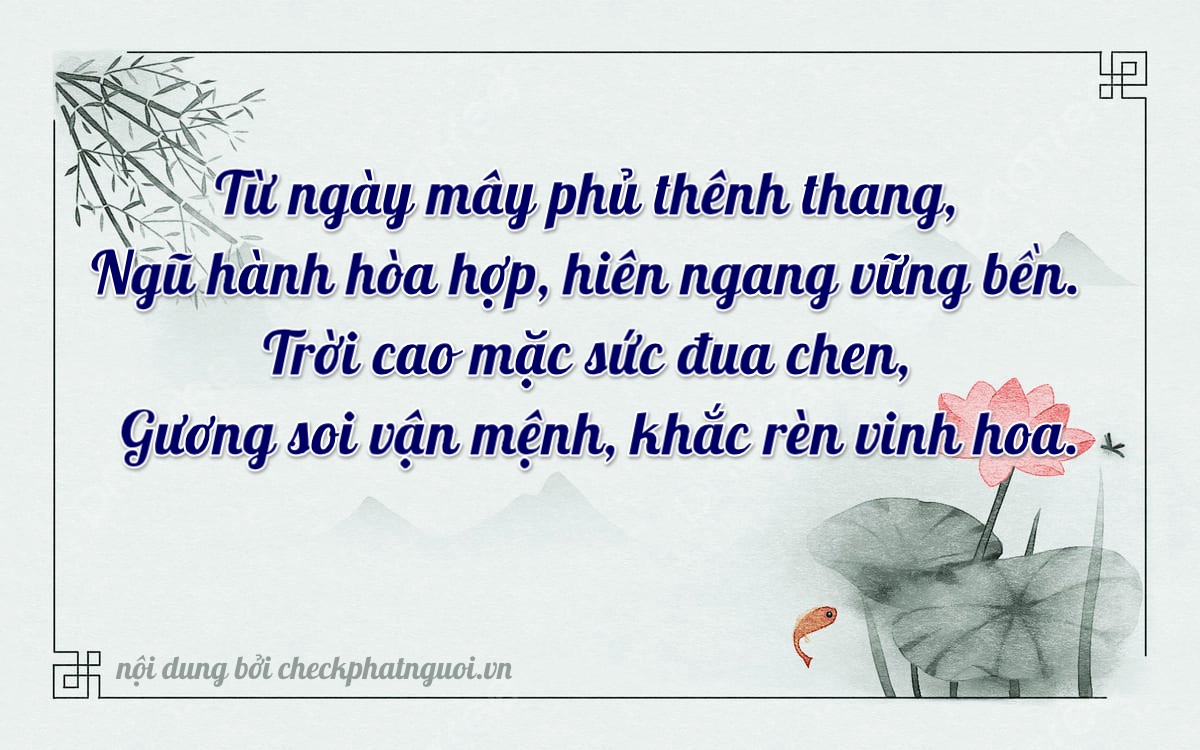 Bài thơ ý nghĩa cho <b>biển số 26A-07250</b> tại website checkphatnguoi.vn