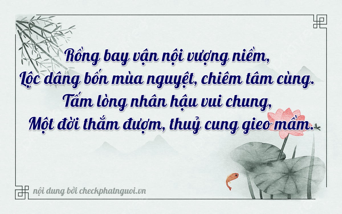 Bài thơ ý nghĩa cho <b>biển số 26A-6934</b> tại website checkphatnguoi.vn
