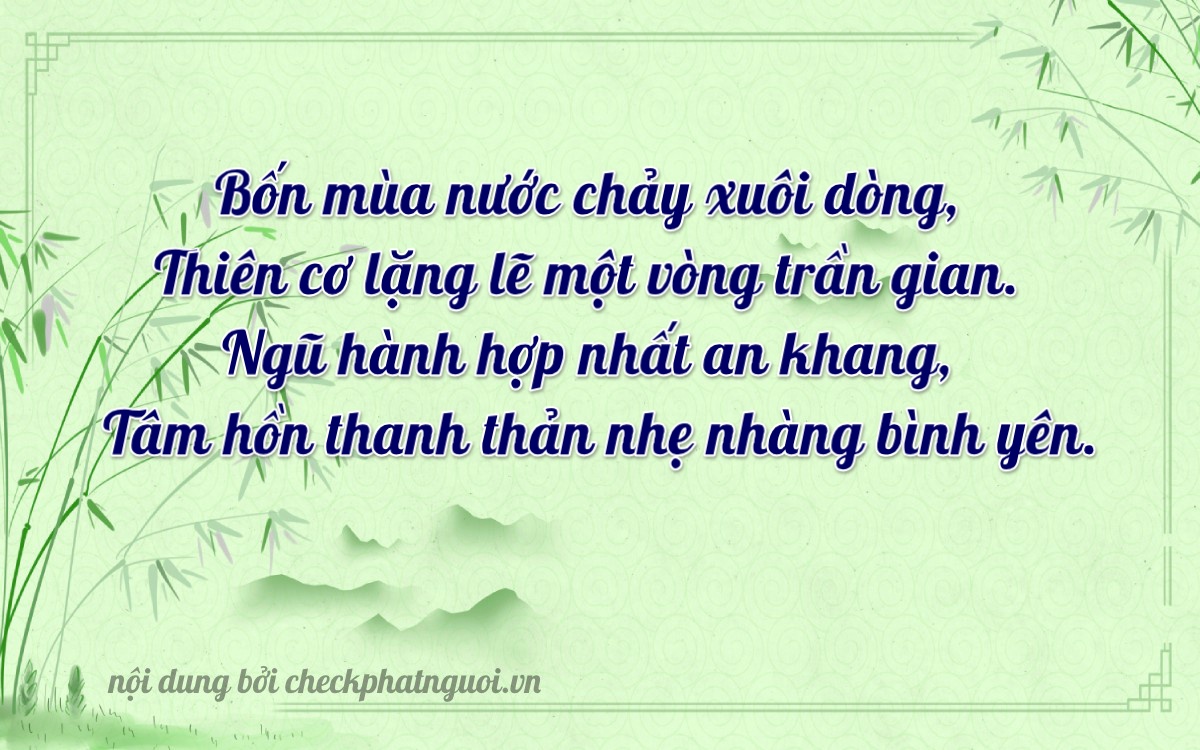 Bài thơ ý nghĩa cho <b>biển số 26B1-54777</b> tại website checkphatnguoi.vn