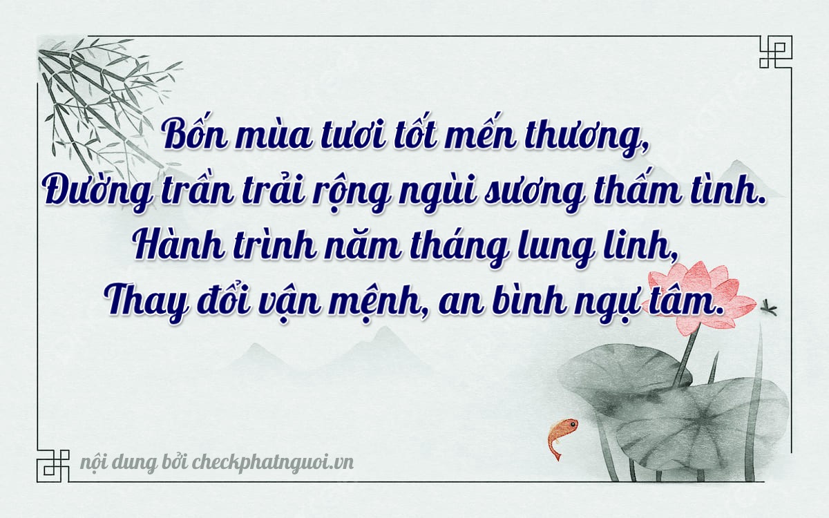 Bài thơ ý nghĩa cho <b>biển số 26B2-43222</b> tại website checkphatnguoi.vn