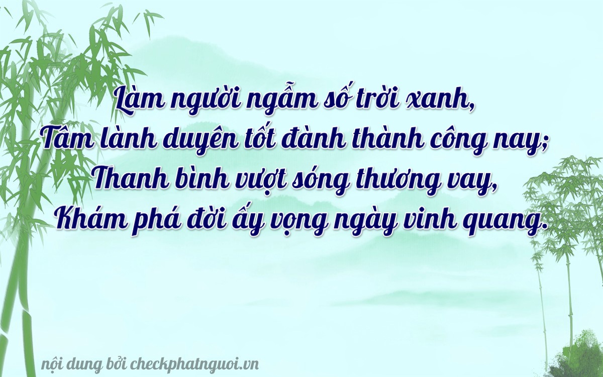 Bài thơ ý nghĩa cho <b>biển số 26B2-81263</b> tại website checkphatnguoi.vn