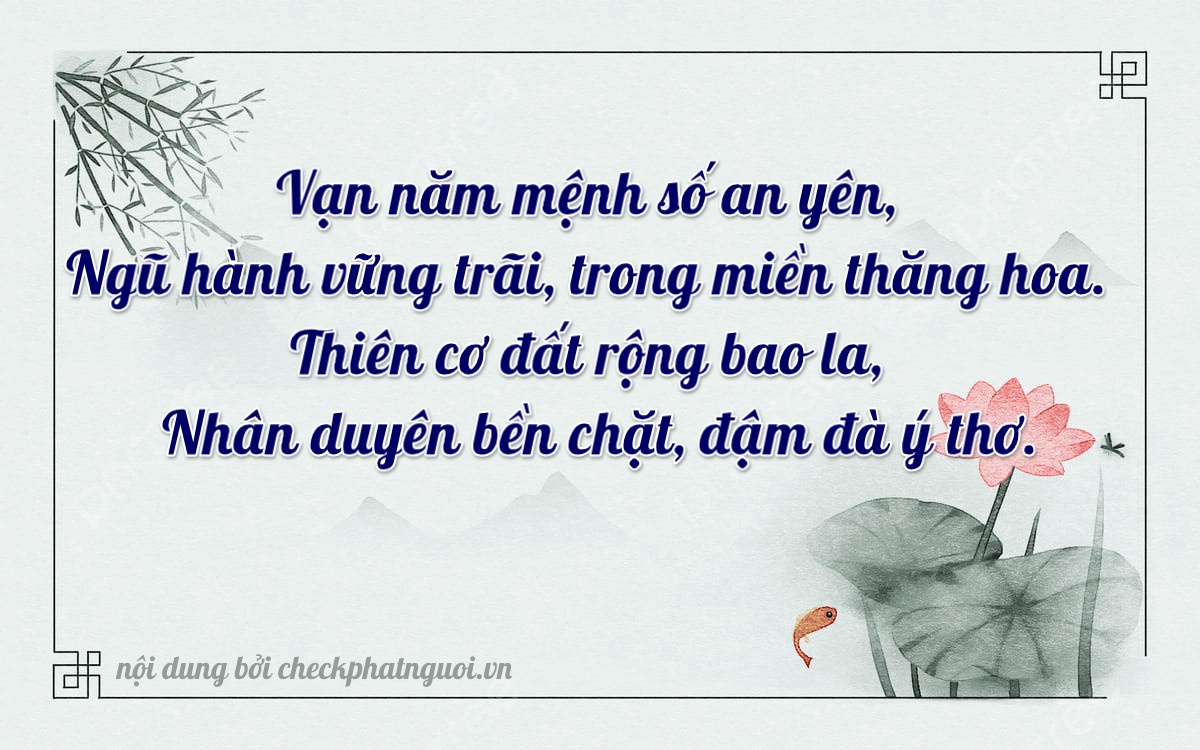 Bài thơ ý nghĩa cho <b>biển số 26B2-85372</b> tại website checkphatnguoi.vn