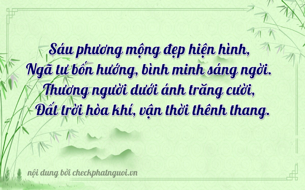 Bài thơ ý nghĩa cho <b>biển số 26B2-87627</b> tại website checkphatnguoi.vn