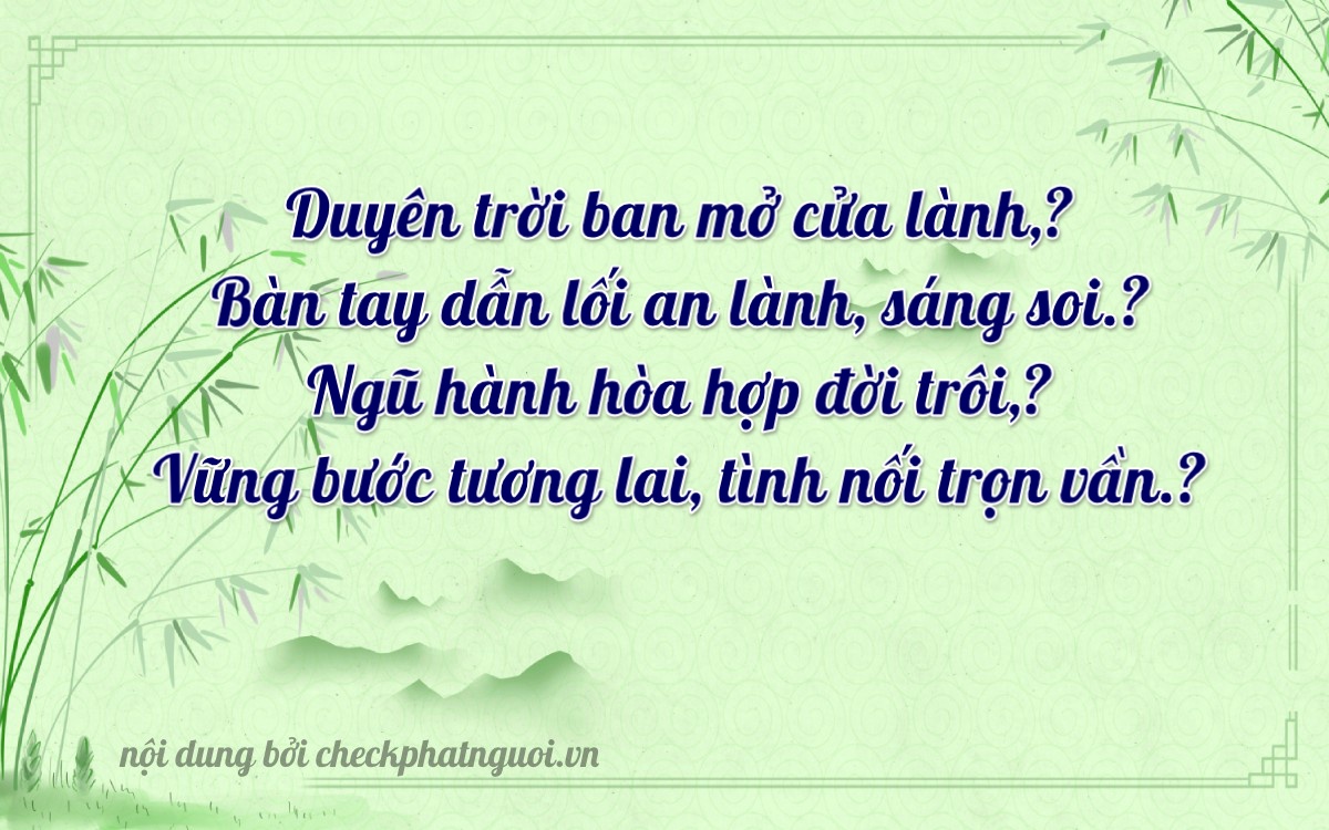 Bài thơ ý nghĩa cho <b>biển số 26B2-87986</b> tại website checkphatnguoi.vn