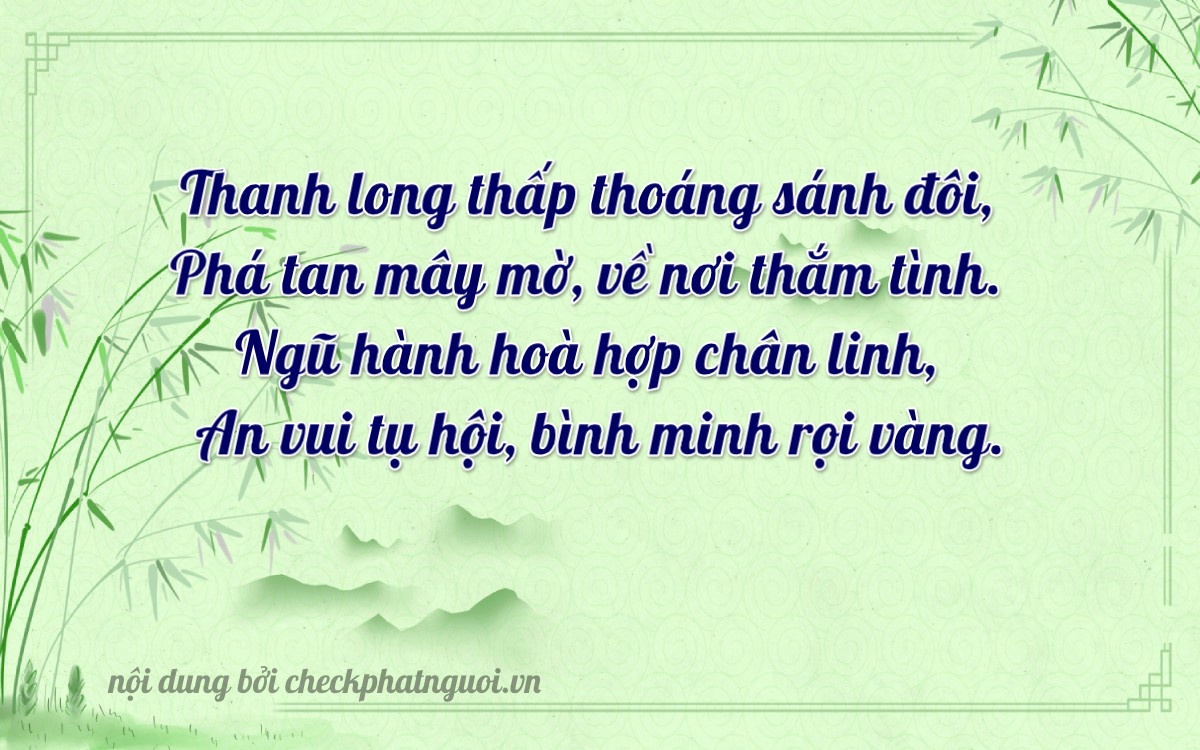 Bài thơ ý nghĩa cho <b>biển số 26C-01317</b> tại website checkphatnguoi.vn