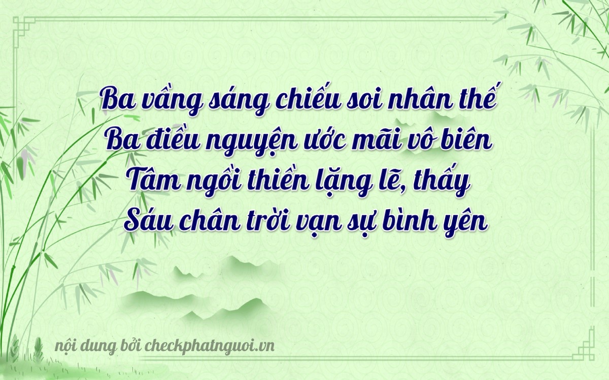 Bài thơ ý nghĩa cho <b>biển số 26D1-37960</b> tại website checkphatnguoi.vn