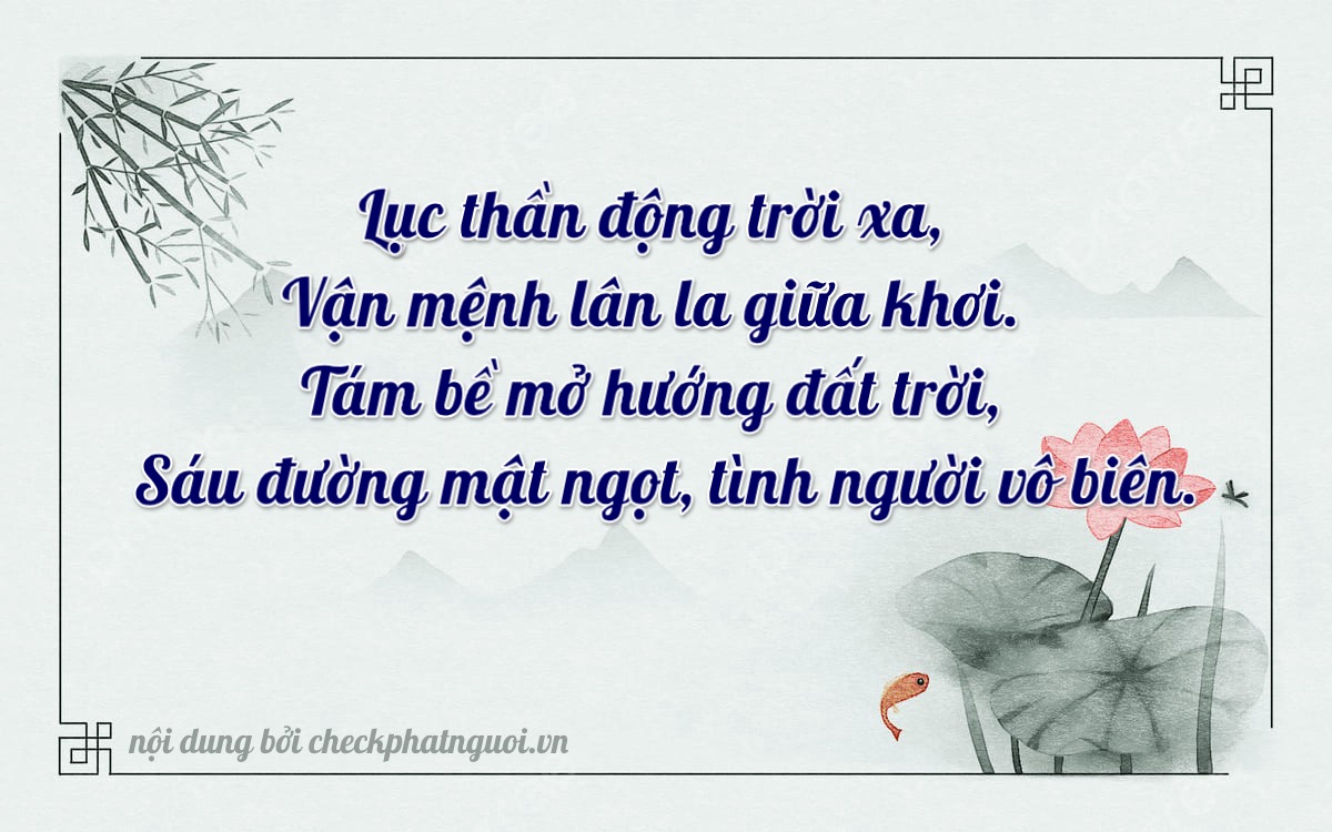 Bài thơ ý nghĩa cho <b>biển số 26K-24068</b> tại website checkphatnguoi.vn