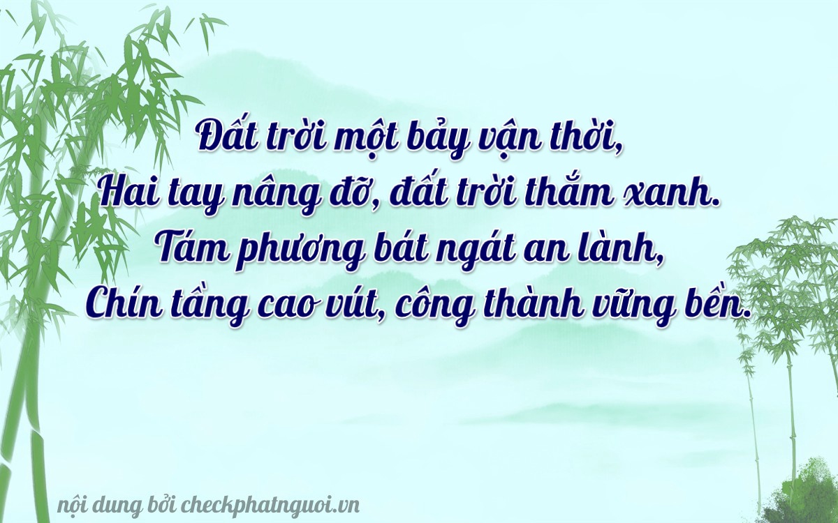 Bài thơ ý nghĩa cho <b>biển số 26MD-17289</b> tại website checkphatnguoi.vn