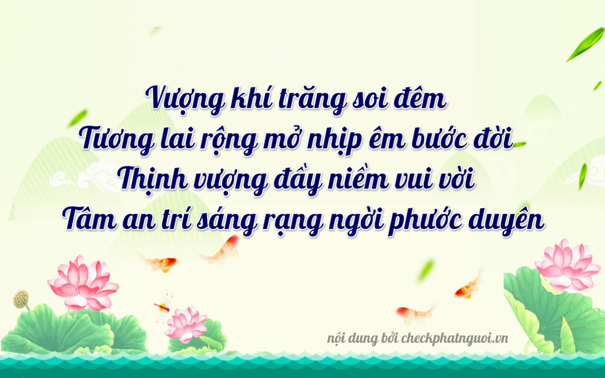 Bài thơ ý nghĩa cho <b>biển số 27773</b> tại website checkphatnguoi.vn