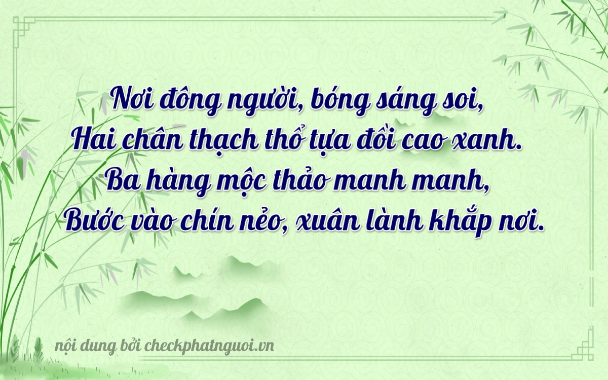 Bài thơ ý nghĩa cho <b>biển số 27A-02239</b> tại website checkphatnguoi.vn