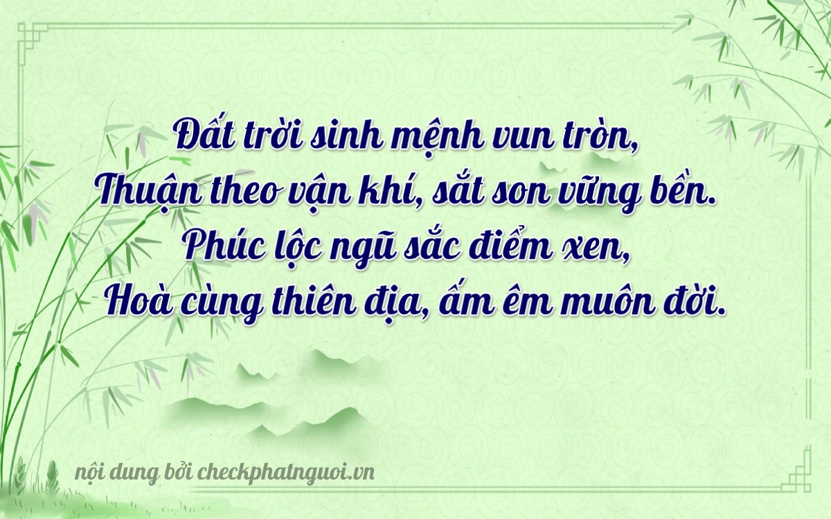 Bài thơ ý nghĩa cho <b>biển số 27A-02540</b> tại website checkphatnguoi.vn