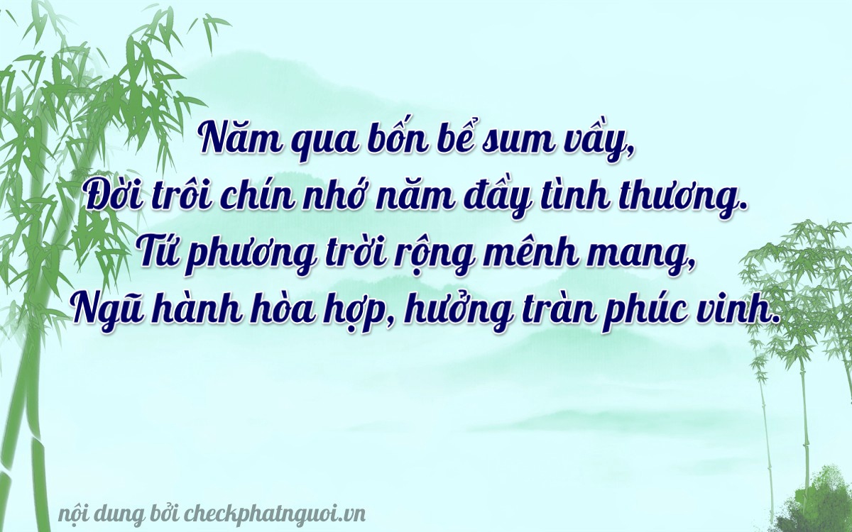 Bài thơ ý nghĩa cho <b>biển số 27A-04534</b> tại website checkphatnguoi.vn
