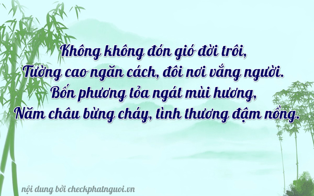 Bài thơ ý nghĩa cho <b>biển số 27A-09245</b> tại website checkphatnguoi.vn