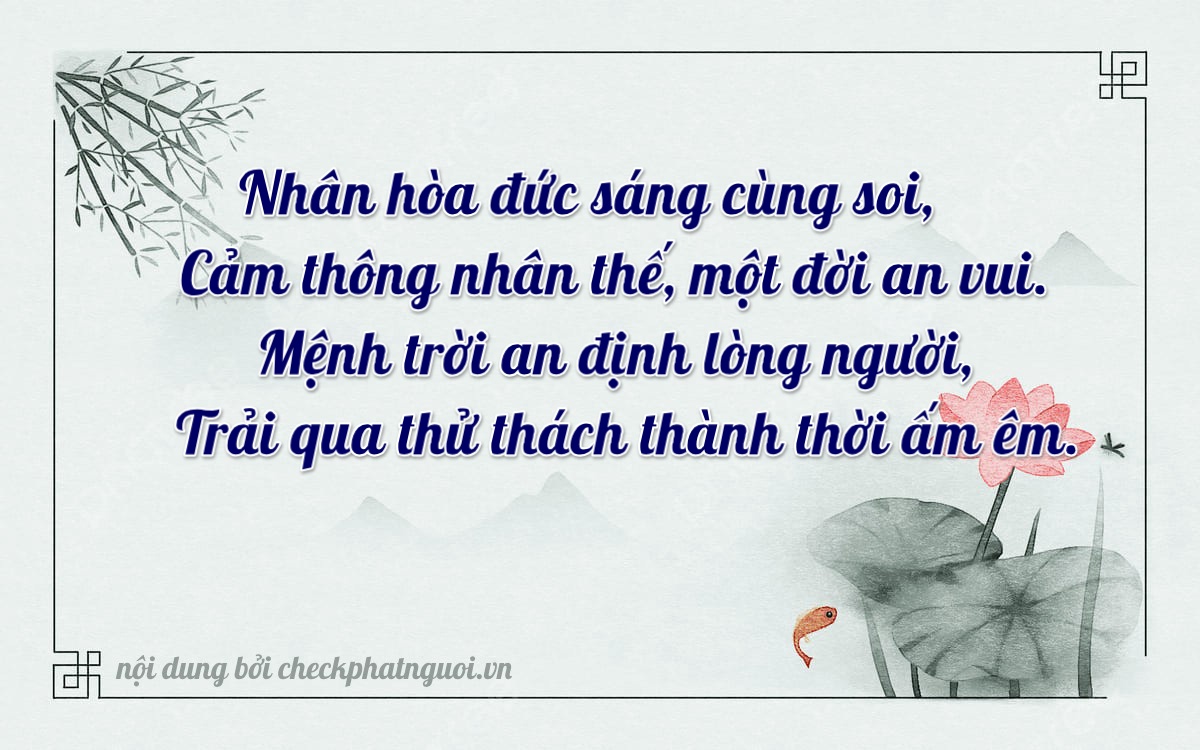 Bài thơ ý nghĩa cho <b>biển số 27A-10520</b> tại website checkphatnguoi.vn