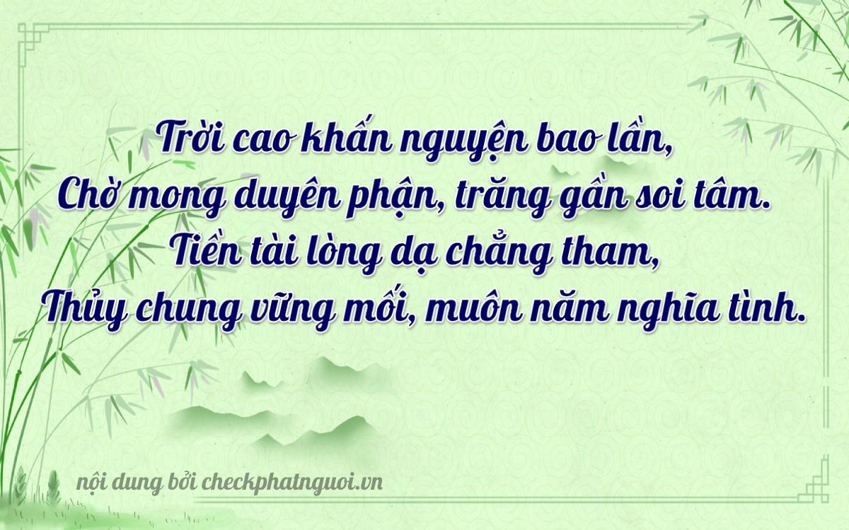 Bài thơ ý nghĩa cho <b>biển số 27A-10909</b> tại website checkphatnguoi.vn