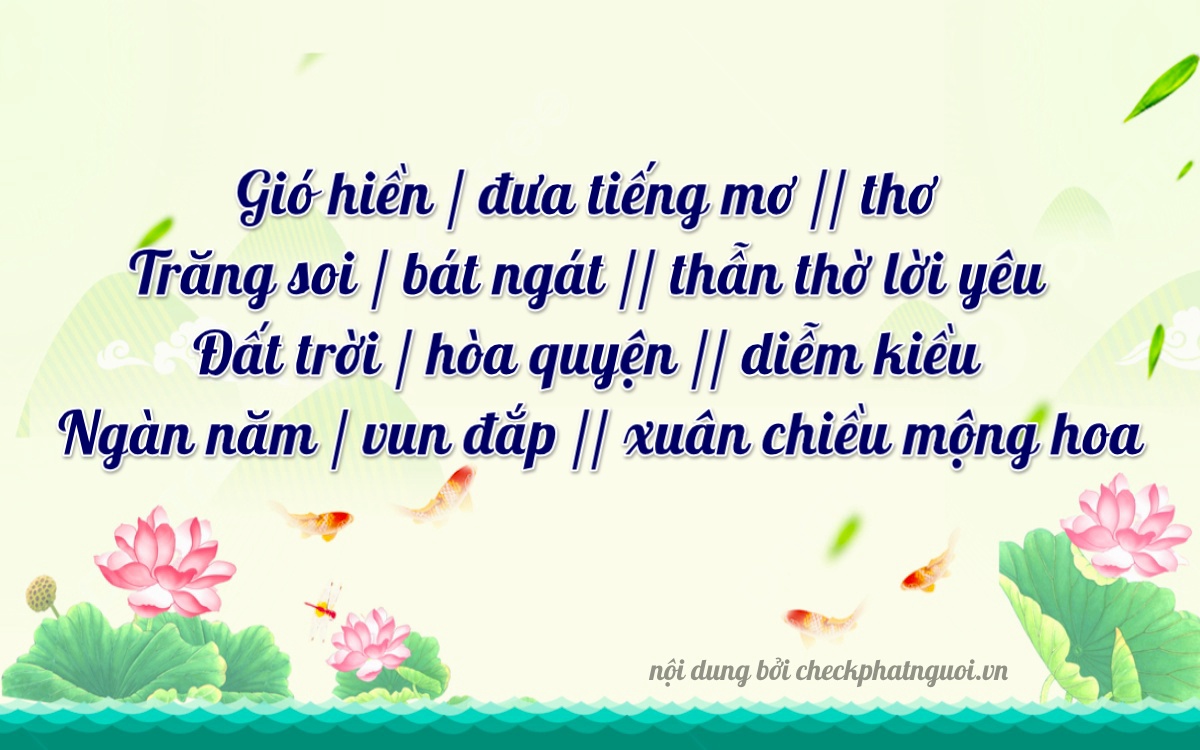 Bài thơ ý nghĩa cho <b>biển số 27A1-49153</b> tại website checkphatnguoi.vn