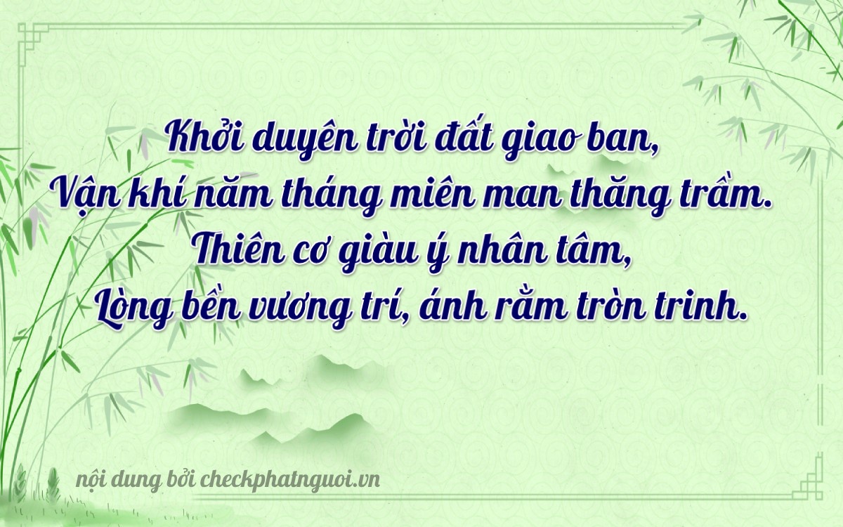 Bài thơ ý nghĩa cho <b>biển số 27AA-13467</b> tại website checkphatnguoi.vn