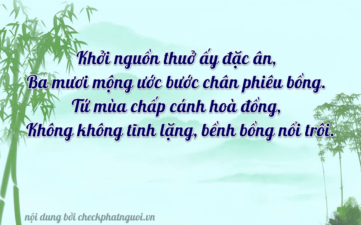 Bài thơ ý nghĩa cho <b>biển số 27B1-29040</b> tại website checkphatnguoi.vn