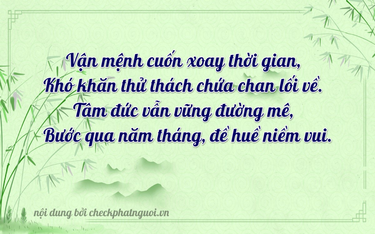Bài thơ ý nghĩa cho <b>biển số 27B1-53930</b> tại website checkphatnguoi.vn