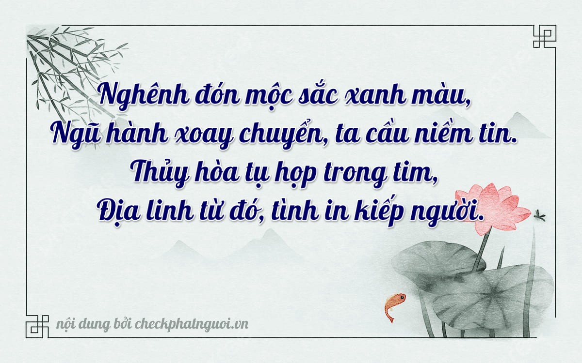 Bài thơ ý nghĩa cho <b>biển số 27B1-57262</b> tại website checkphatnguoi.vn