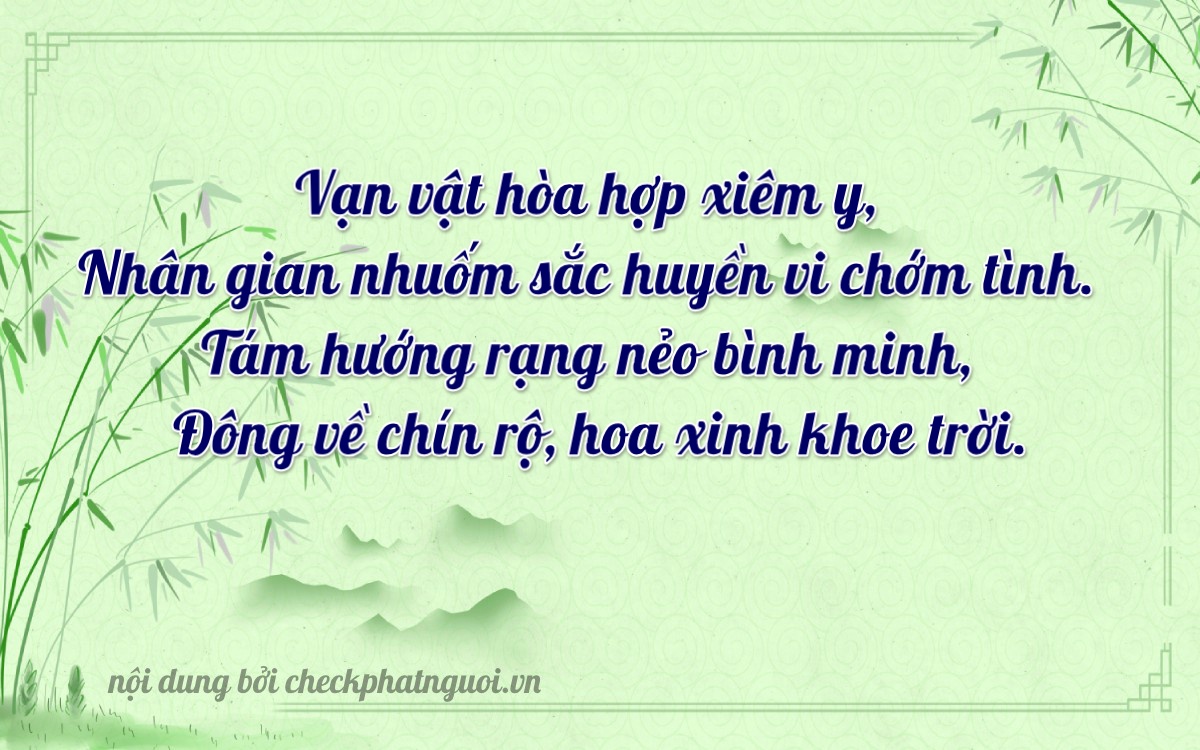 Bài thơ ý nghĩa cho <b>biển số 27B1-79842</b> tại website checkphatnguoi.vn