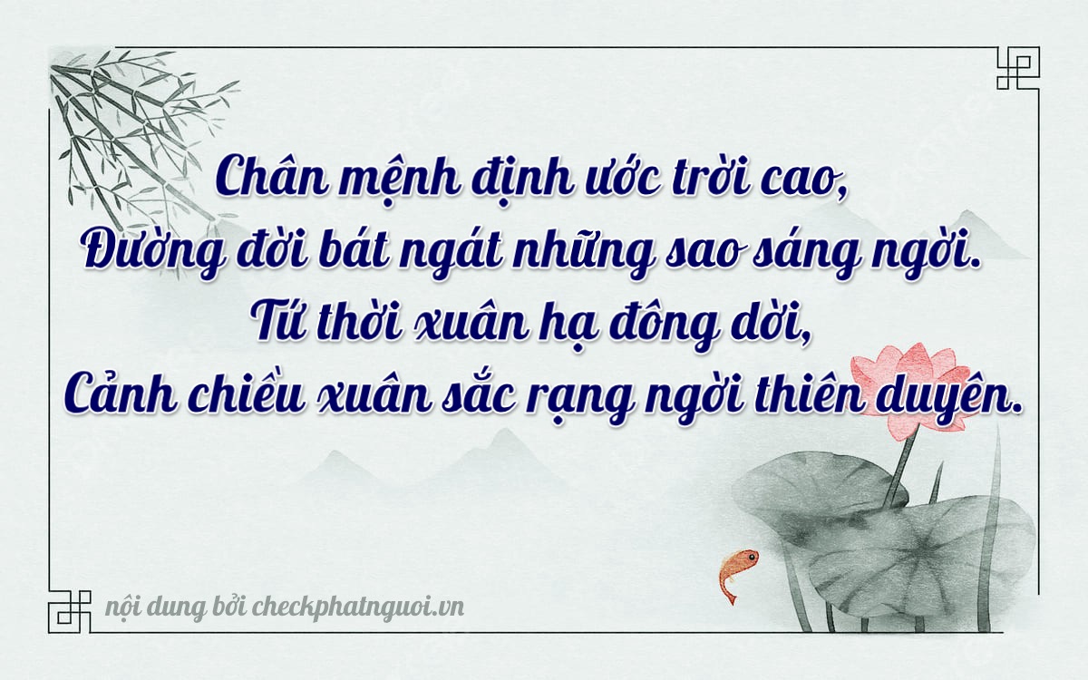 Bài thơ ý nghĩa cho <b>biển số 27B2-12062</b> tại website checkphatnguoi.vn