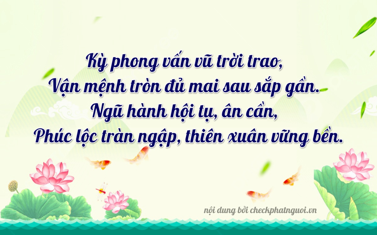 Bài thơ ý nghĩa cho <b>biển số 27C-05224</b> tại website checkphatnguoi.vn