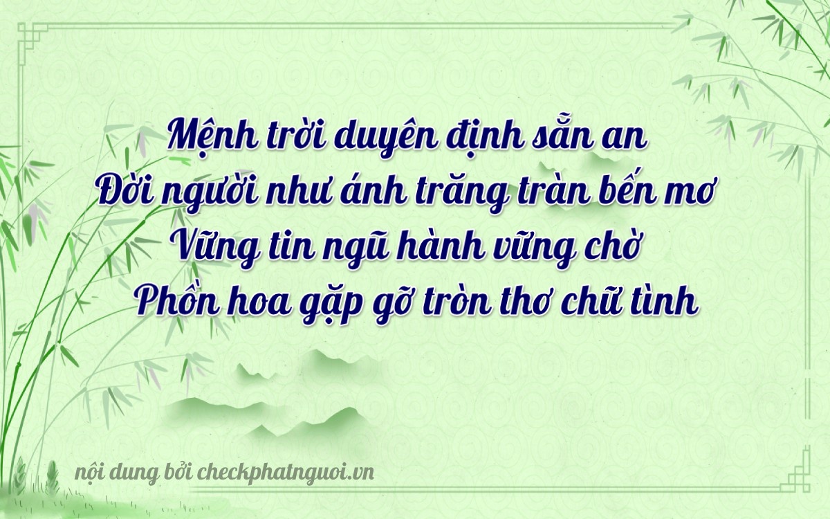 Bài thơ ý nghĩa cho <b>biển số 2828</b> tại website checkphatnguoi.vn
