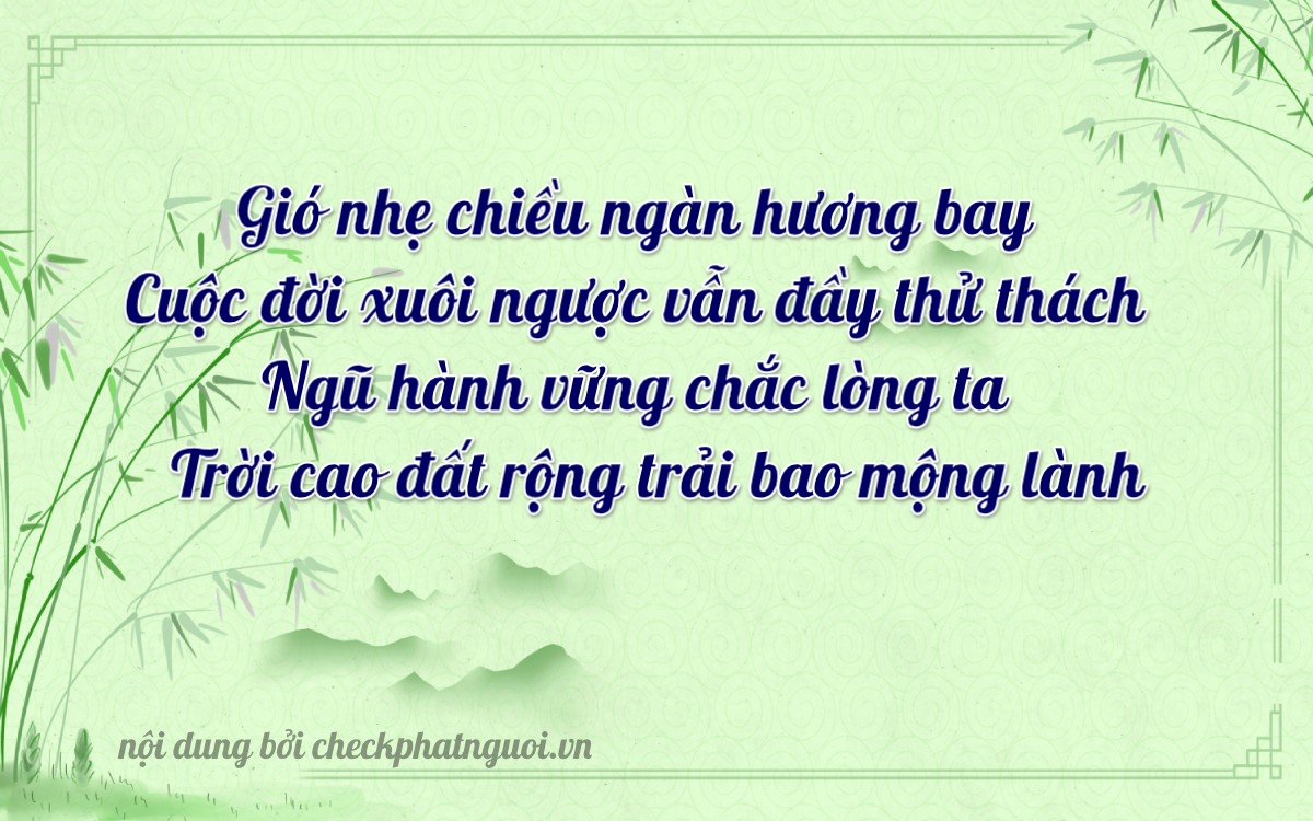 Bài thơ ý nghĩa cho <b>biển số 28545</b> tại website checkphatnguoi.vn