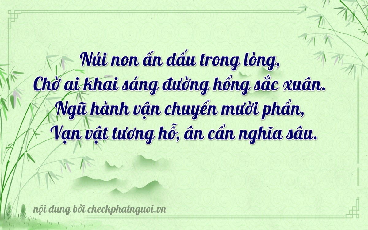 Bài thơ ý nghĩa cho <b>biển số 28A-00095</b> tại website checkphatnguoi.vn