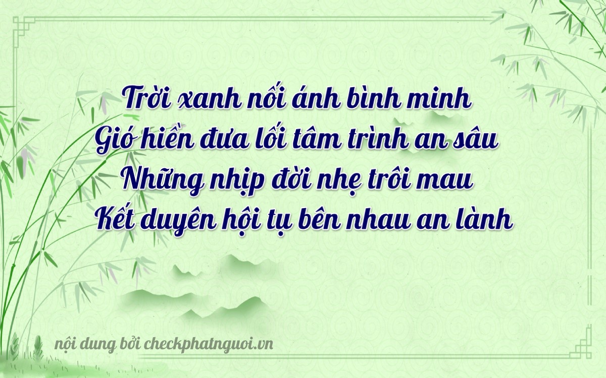 Bài thơ ý nghĩa cho <b>biển số 28A-09287</b> tại website checkphatnguoi.vn