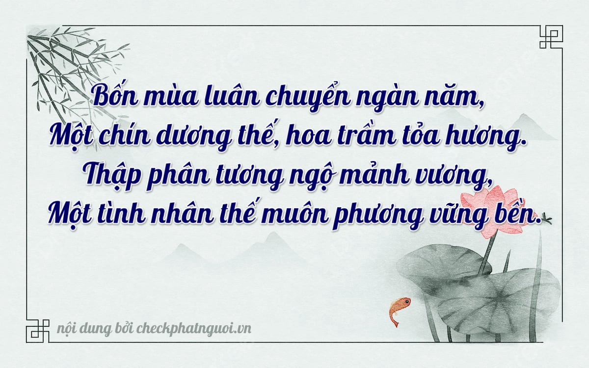 Bài thơ ý nghĩa cho <b>biển số 28A-19114</b> tại website checkphatnguoi.vn
