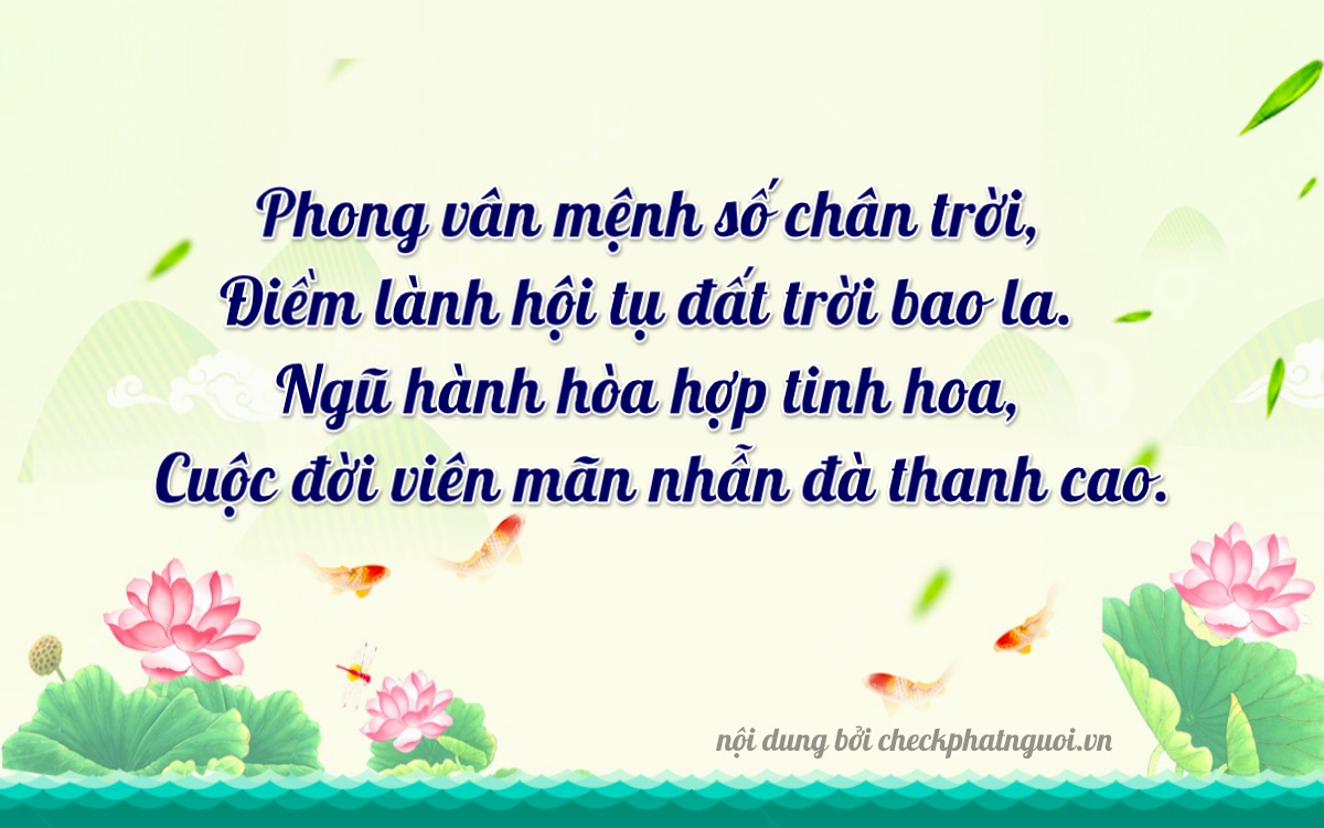 Bài thơ ý nghĩa cho <b>biển số 28A-20723</b> tại website checkphatnguoi.vn