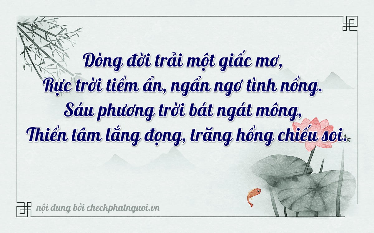 Bài thơ ý nghĩa cho <b>biển số 28A-25661</b> tại website checkphatnguoi.vn