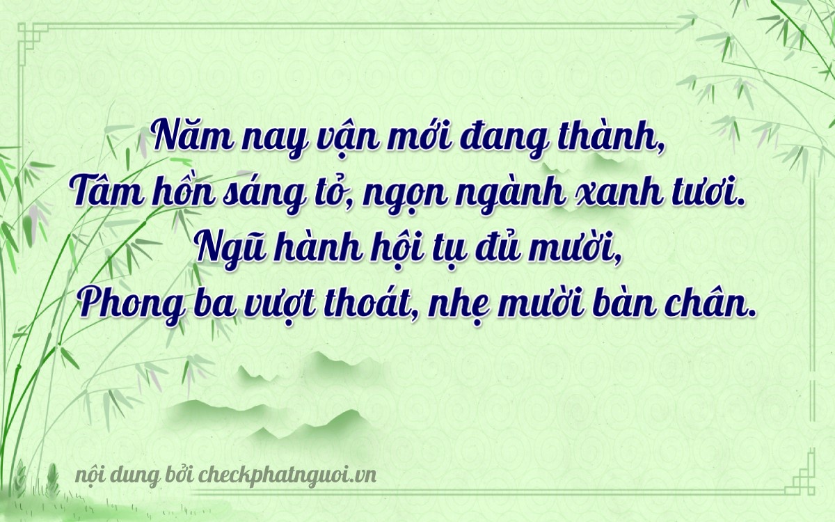 Bài thơ ý nghĩa cho <b>biển số 28C-05123</b> tại website checkphatnguoi.vn