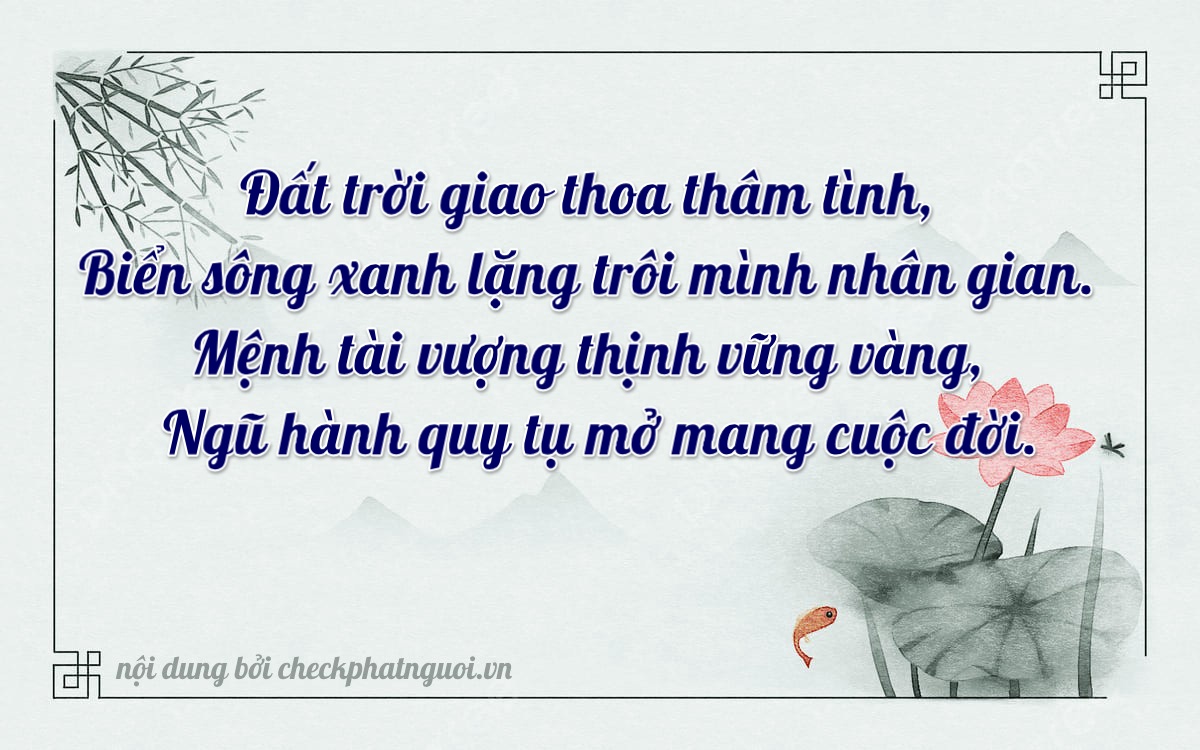 Bài thơ ý nghĩa cho <b>biển số 28F1-15599</b> tại website checkphatnguoi.vn