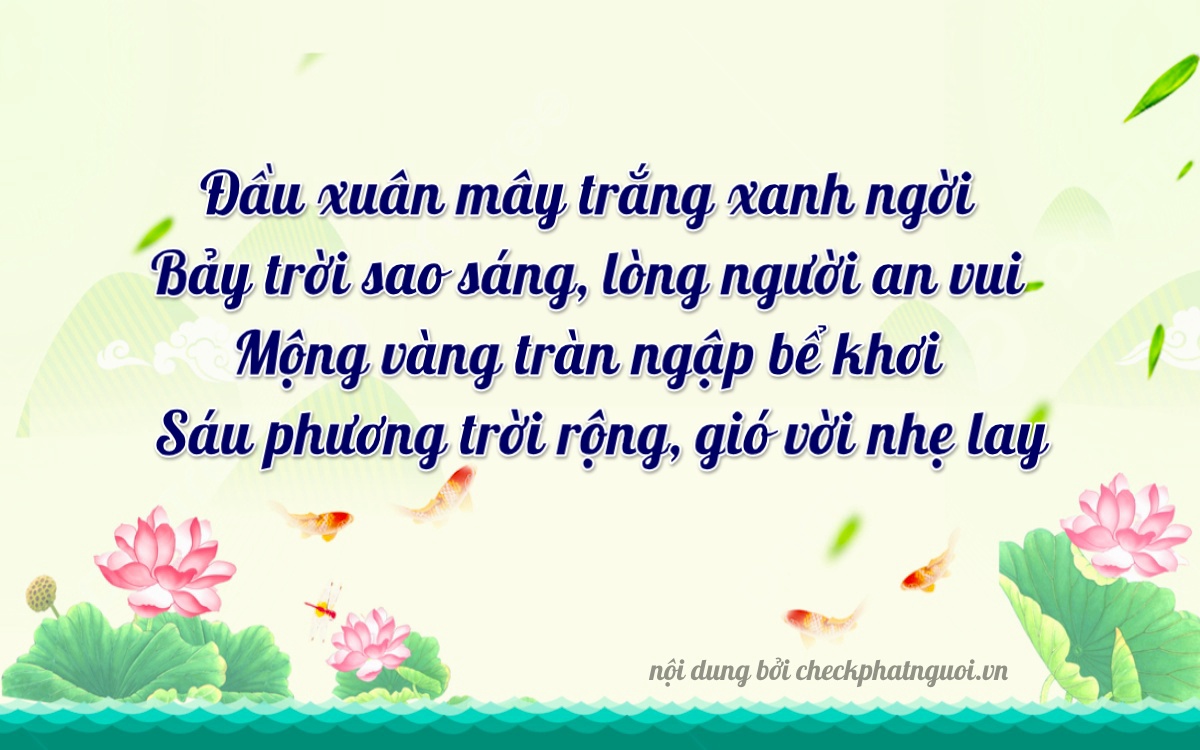 Bài thơ ý nghĩa cho <b>biển số 28FN-01670</b> tại website checkphatnguoi.vn