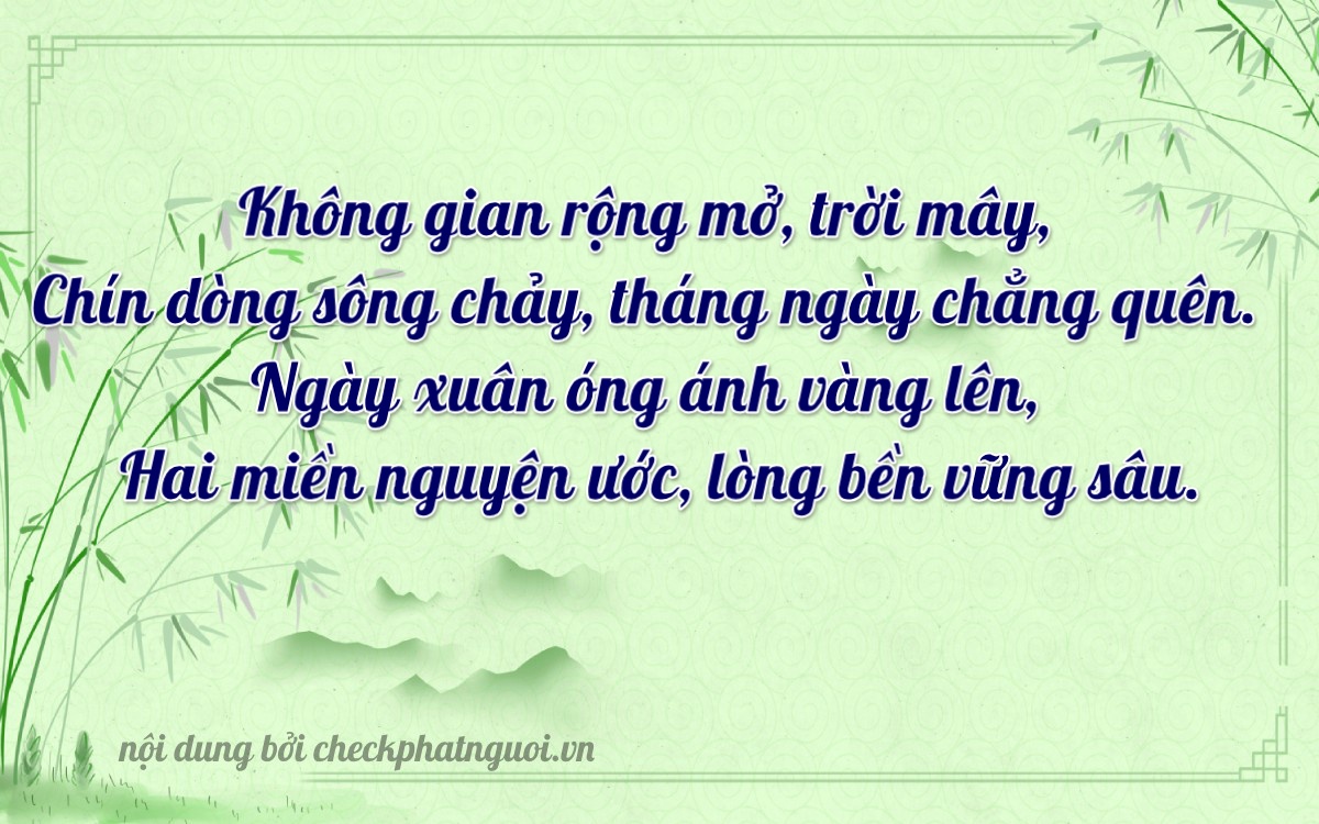 Bài thơ ý nghĩa cho <b>biển số 28FN-09902</b> tại website checkphatnguoi.vn