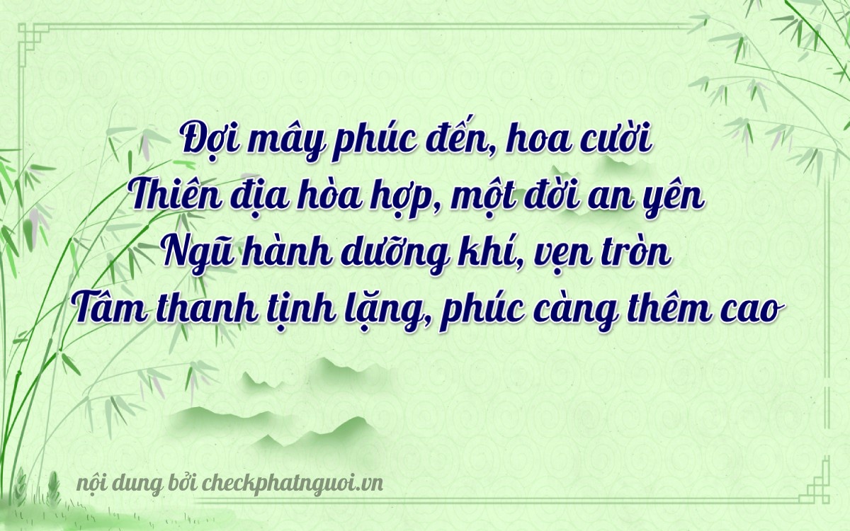 Bài thơ ý nghĩa cho <b>biển số 28FZ-26438</b> tại website checkphatnguoi.vn