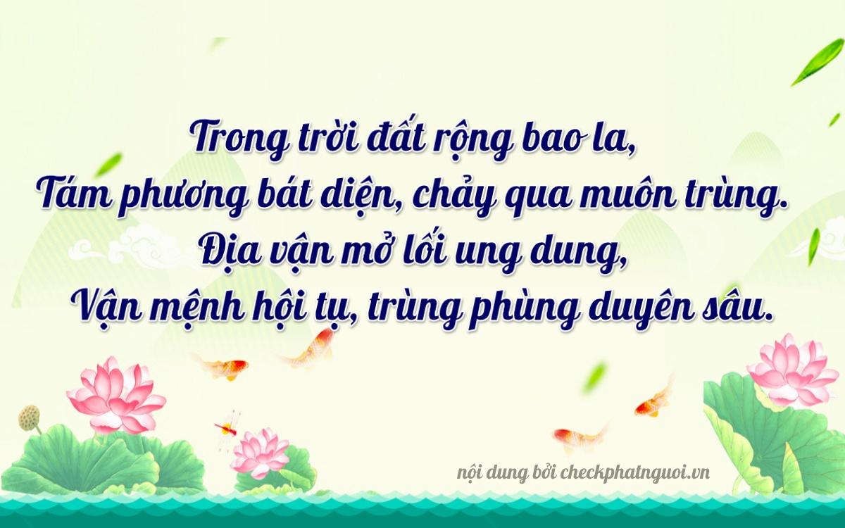 Bài thơ ý nghĩa cho <b>biển số 28S-66268</b> tại website checkphatnguoi.vn