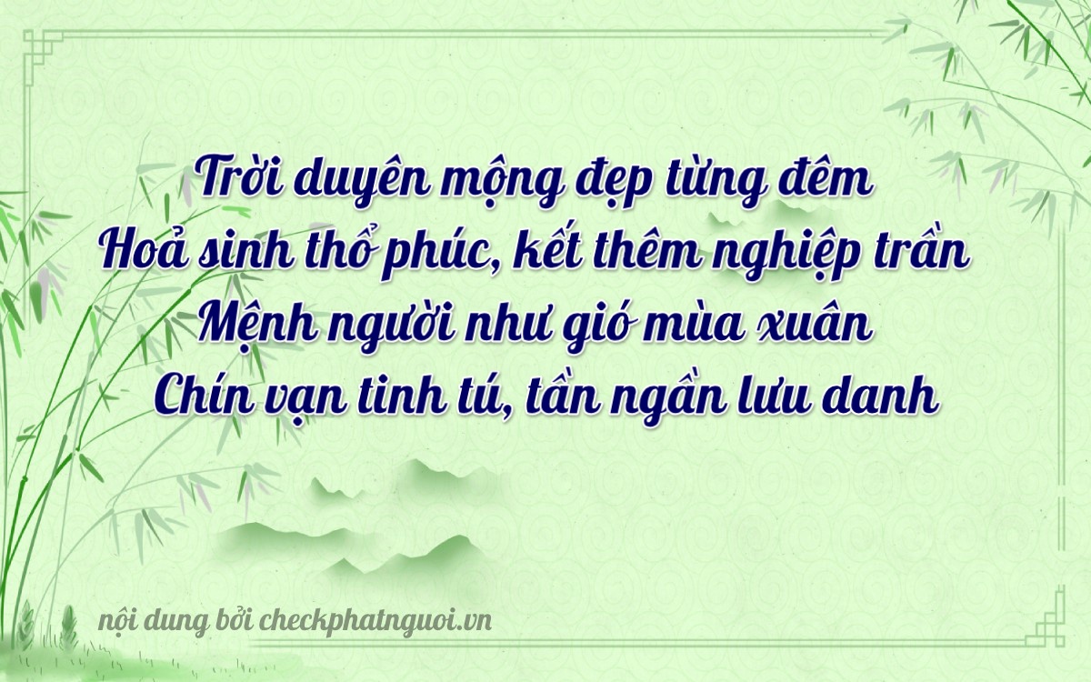 Bài thơ ý nghĩa cho <b>biển số 29A1-10000</b> tại website checkphatnguoi.vn