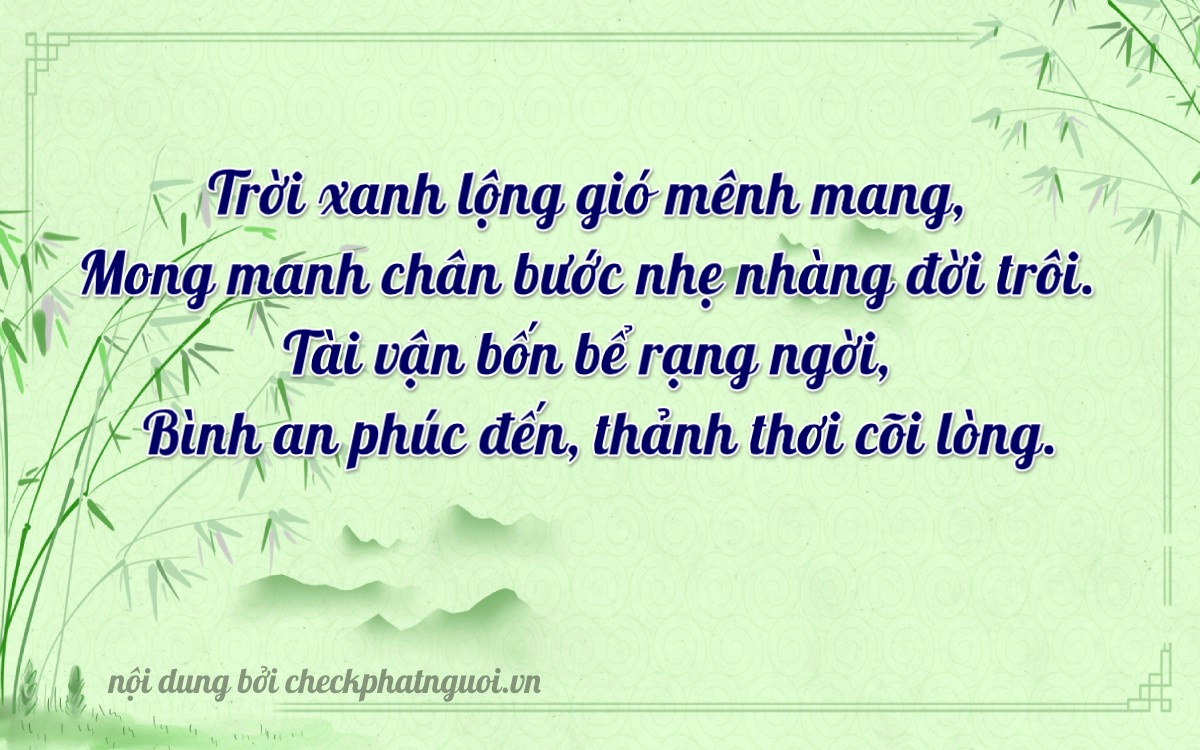 Bài thơ ý nghĩa cho <b>biển số 29A1-30888</b> tại website checkphatnguoi.vn