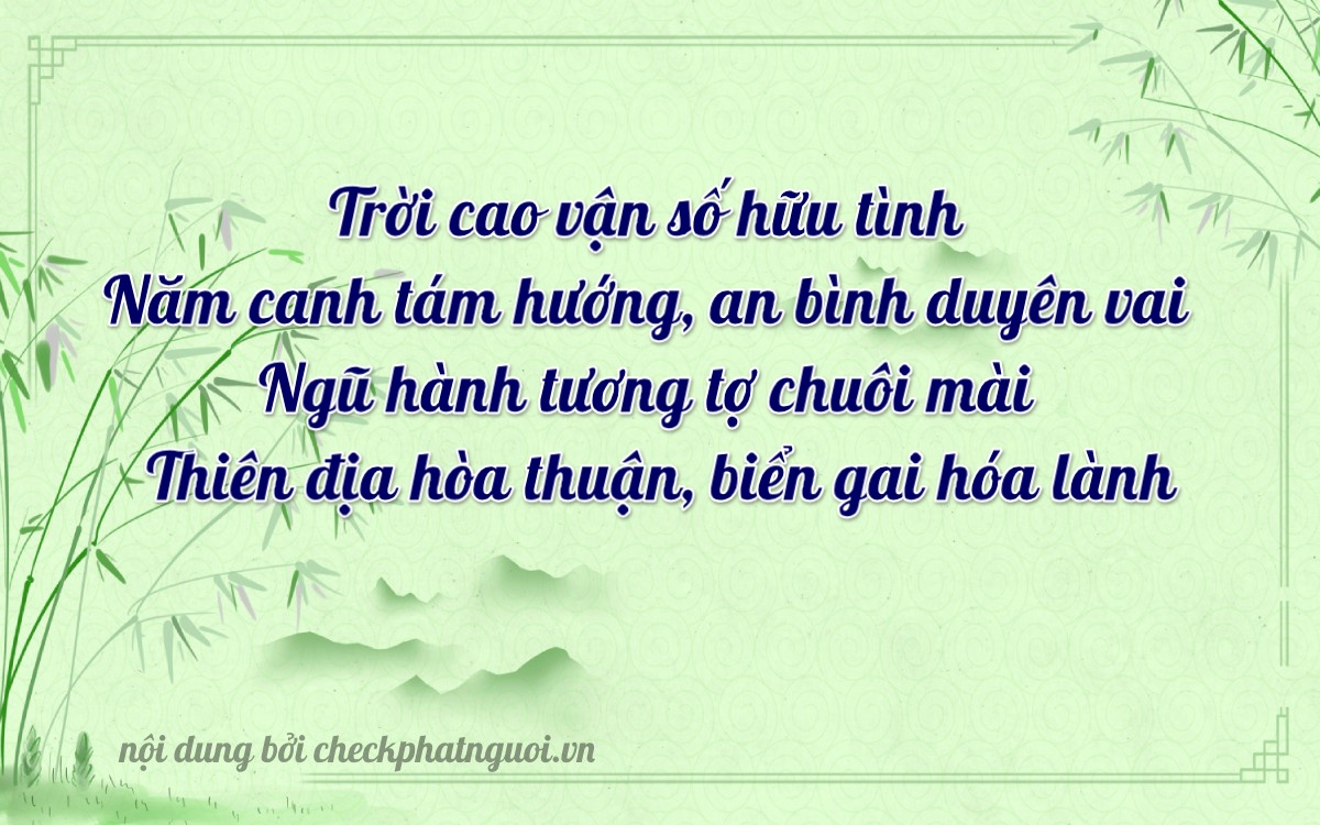 Bài thơ ý nghĩa cho <b>biển số 29A-32419</b> tại website checkphatnguoi.vn