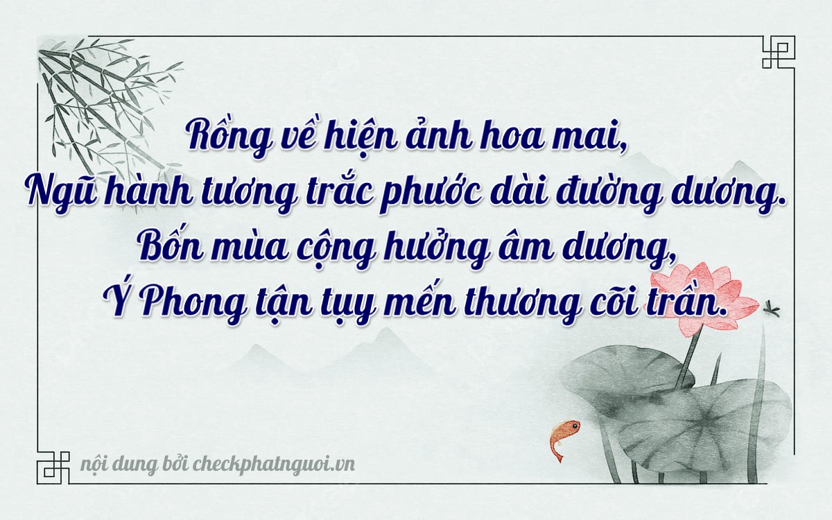 Bài thơ ý nghĩa cho <b>biển số 29A-48518</b> tại website checkphatnguoi.vn