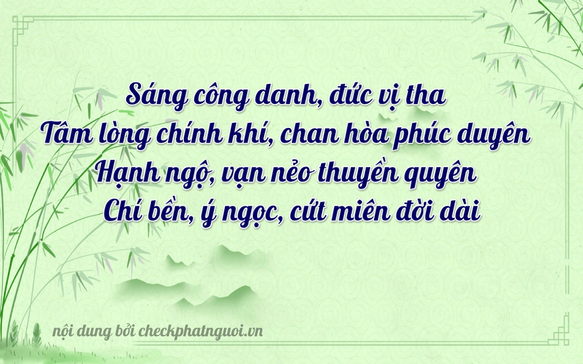 Bài thơ ý nghĩa cho <b>biển số 29A-81561</b> tại website checkphatnguoi.vn