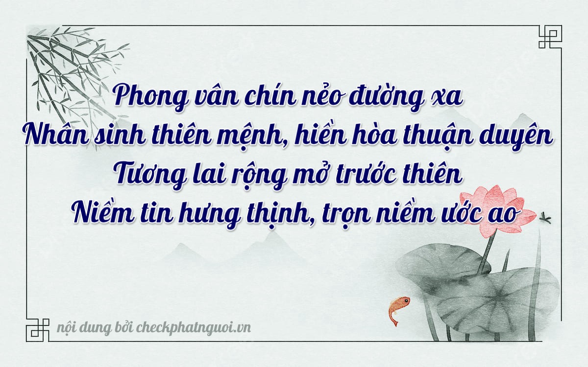 Bài thơ ý nghĩa cho <b>biển số 29A-82655</b> tại website checkphatnguoi.vn