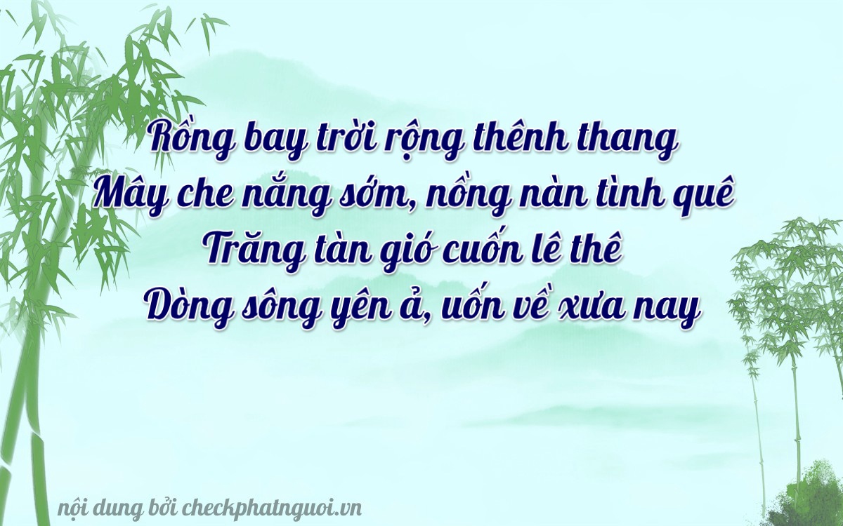 Bài thơ ý nghĩa cho <b>biển số 29A-85932</b> tại website checkphatnguoi.vn