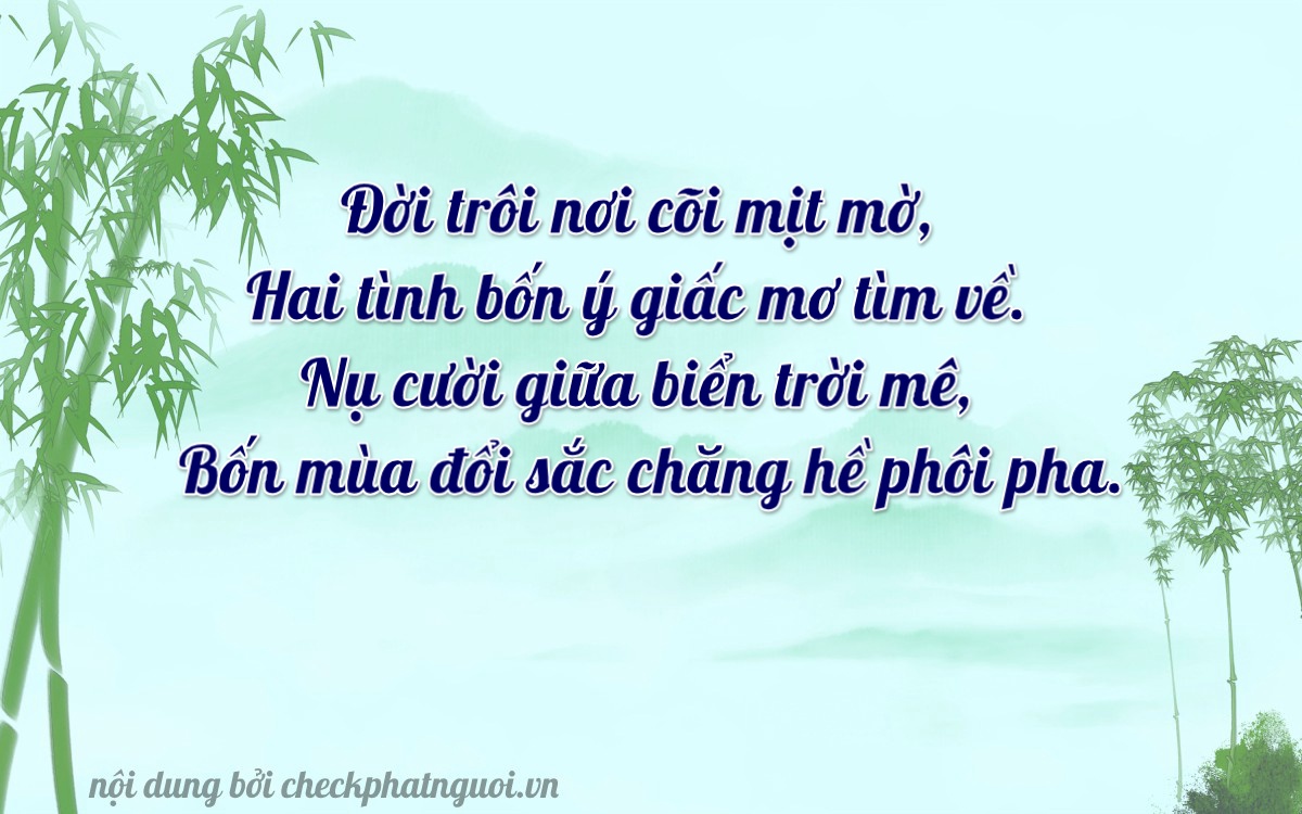 Bài thơ ý nghĩa cho <b>biển số 29AA-09144</b> tại website checkphatnguoi.vn