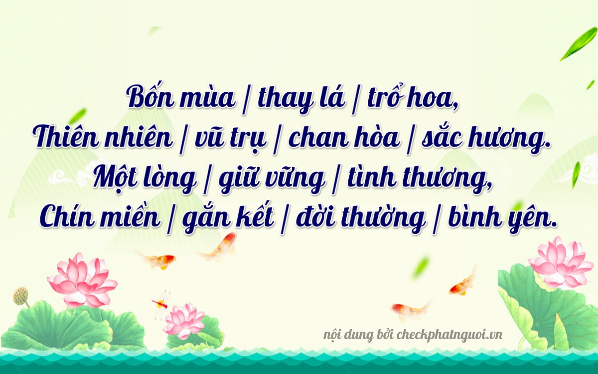Bài thơ ý nghĩa cho <b>biển số 29AA-43149</b> tại website checkphatnguoi.vn